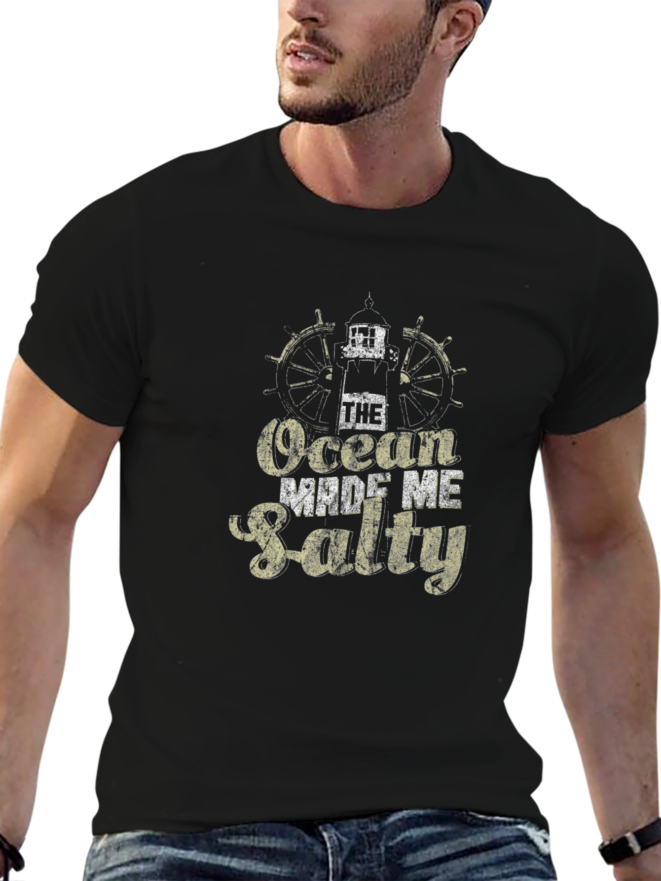 The Ocean Made Me Salty Graphic Tee