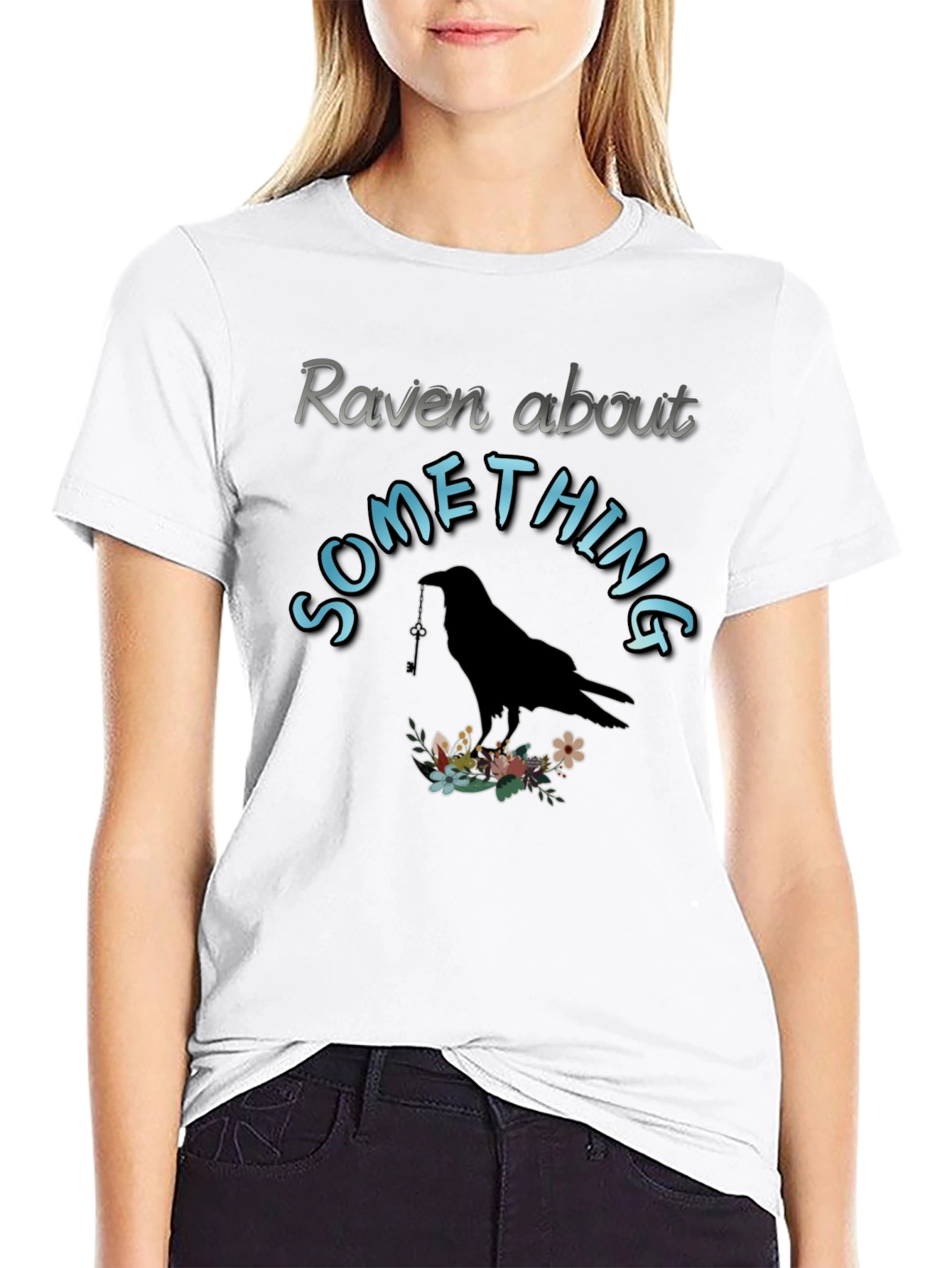 Raven About Something Graphic Tee