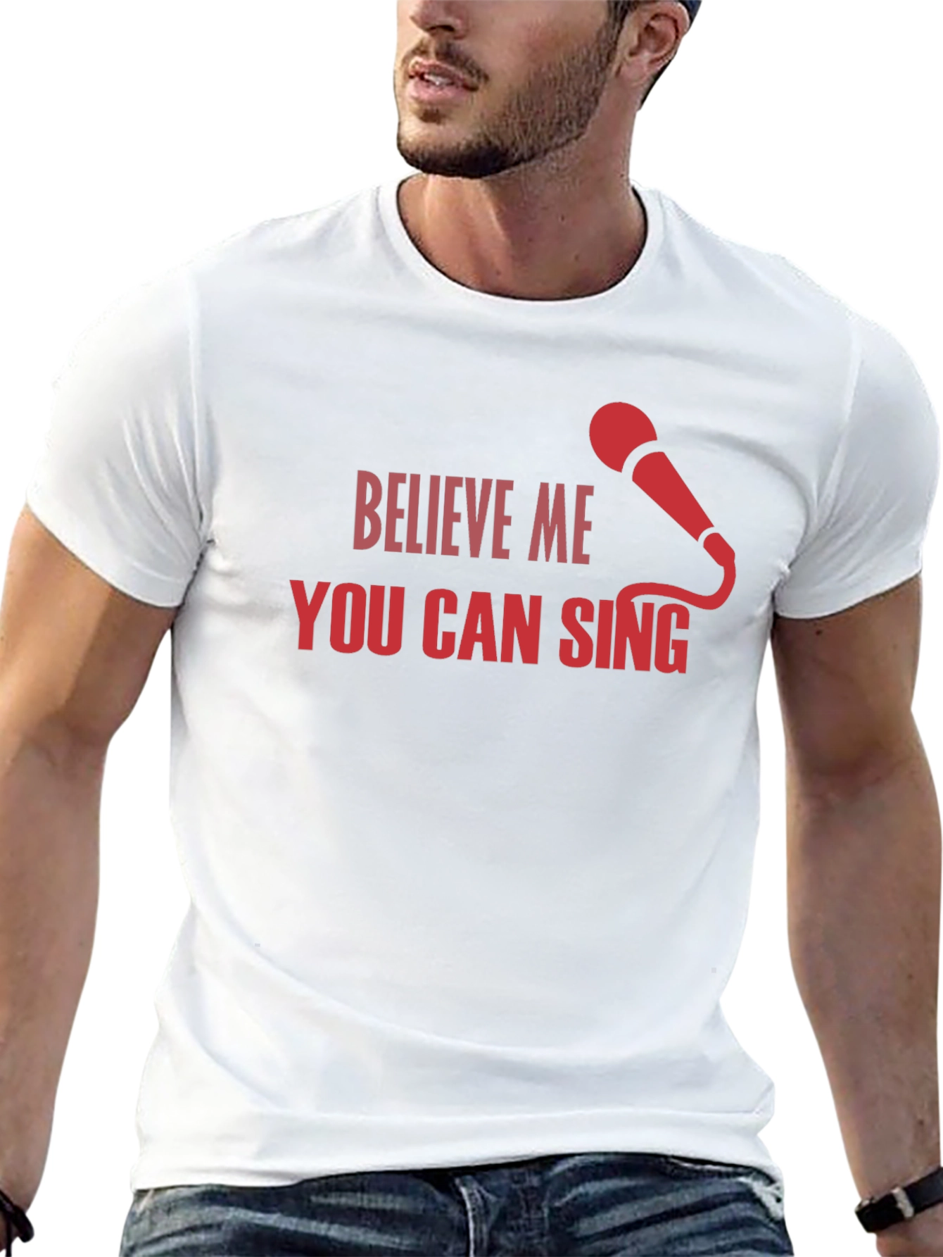 Believe Me You Can Sing Black T-Shirt