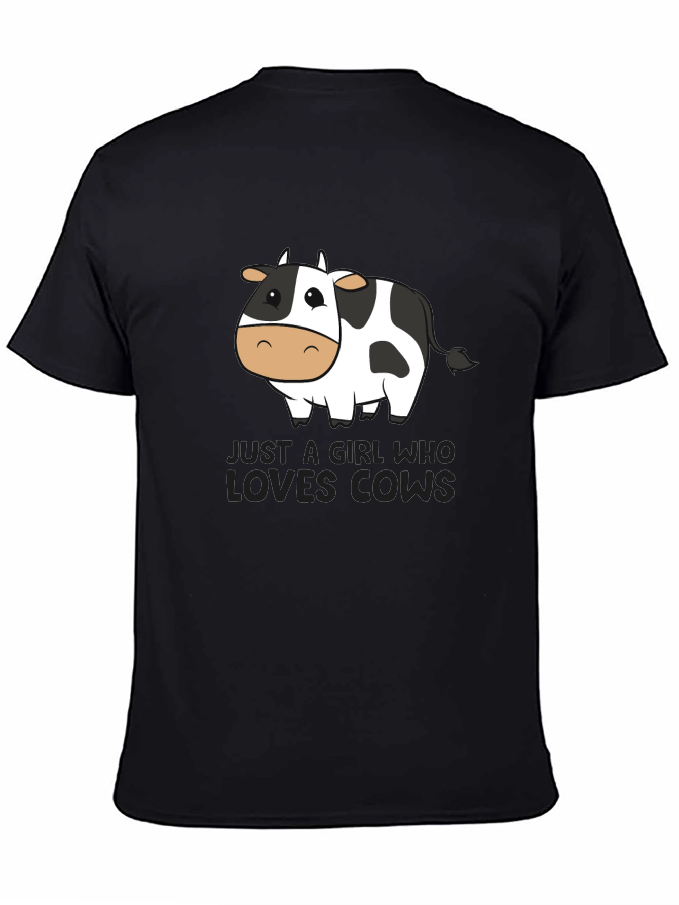 Just a Girl Who Loves Cows Graphic Tee