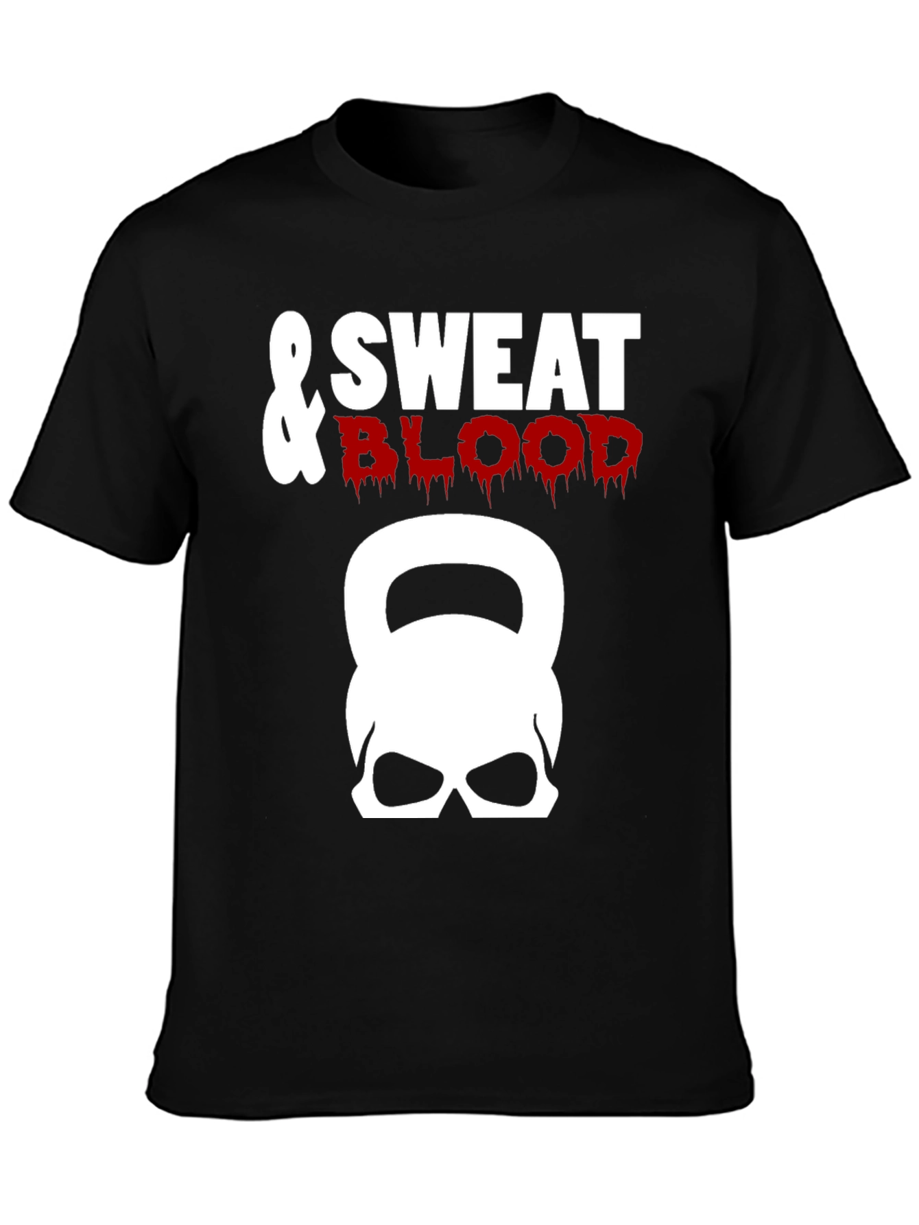 Sweat & Blood Kettlebell Skull Graphic Tee
