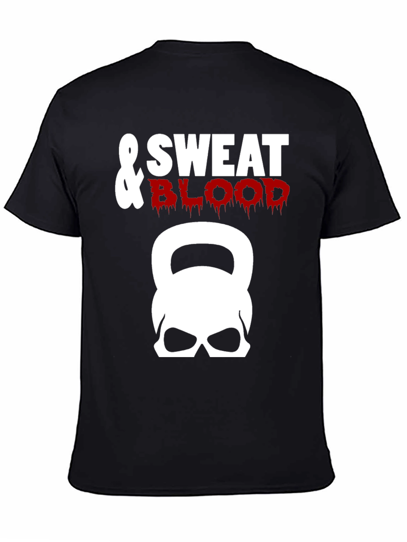 Sweat & Blood Kettlebell Skull Graphic Tee