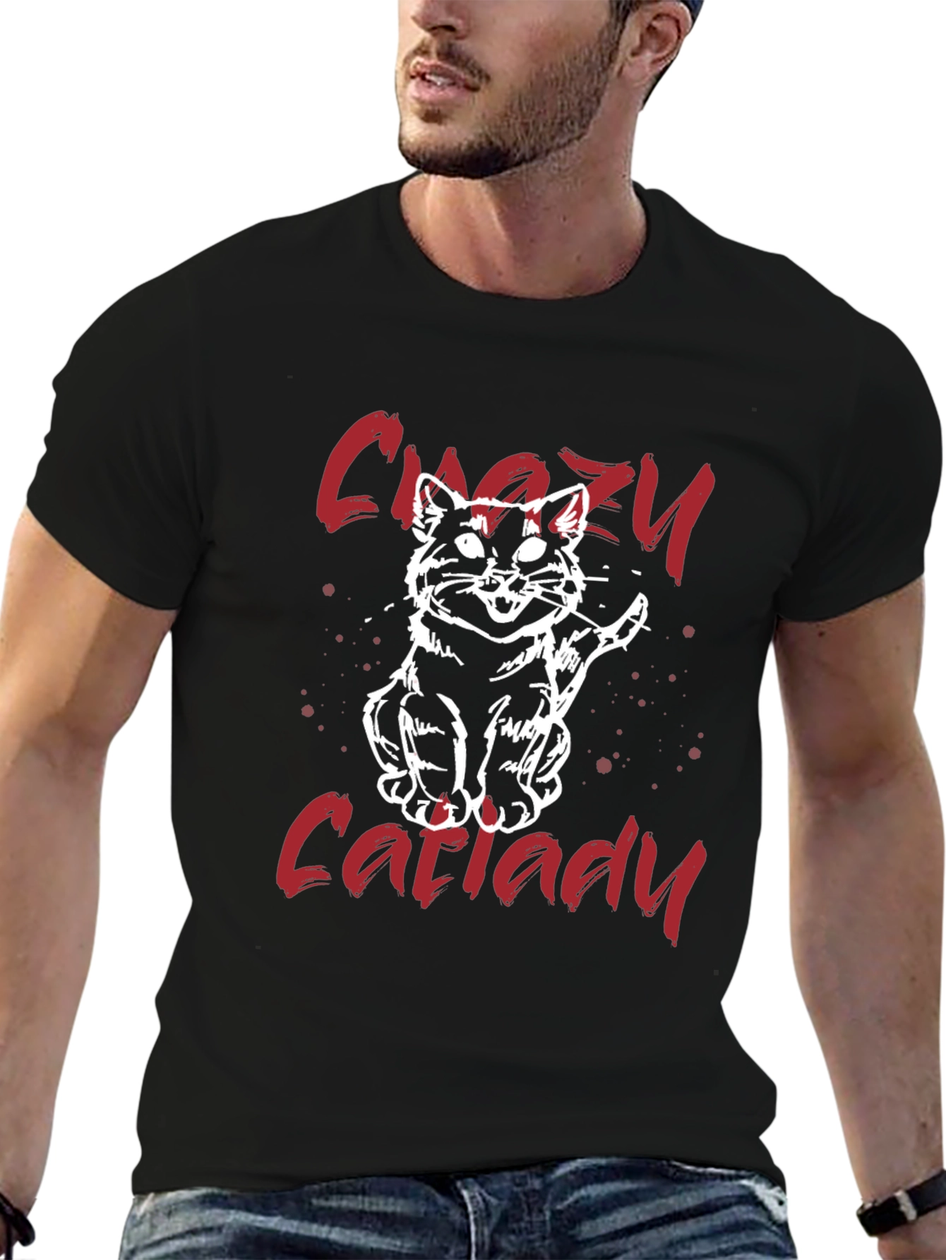 Crazy Cat Lady Graphic T-Shirt