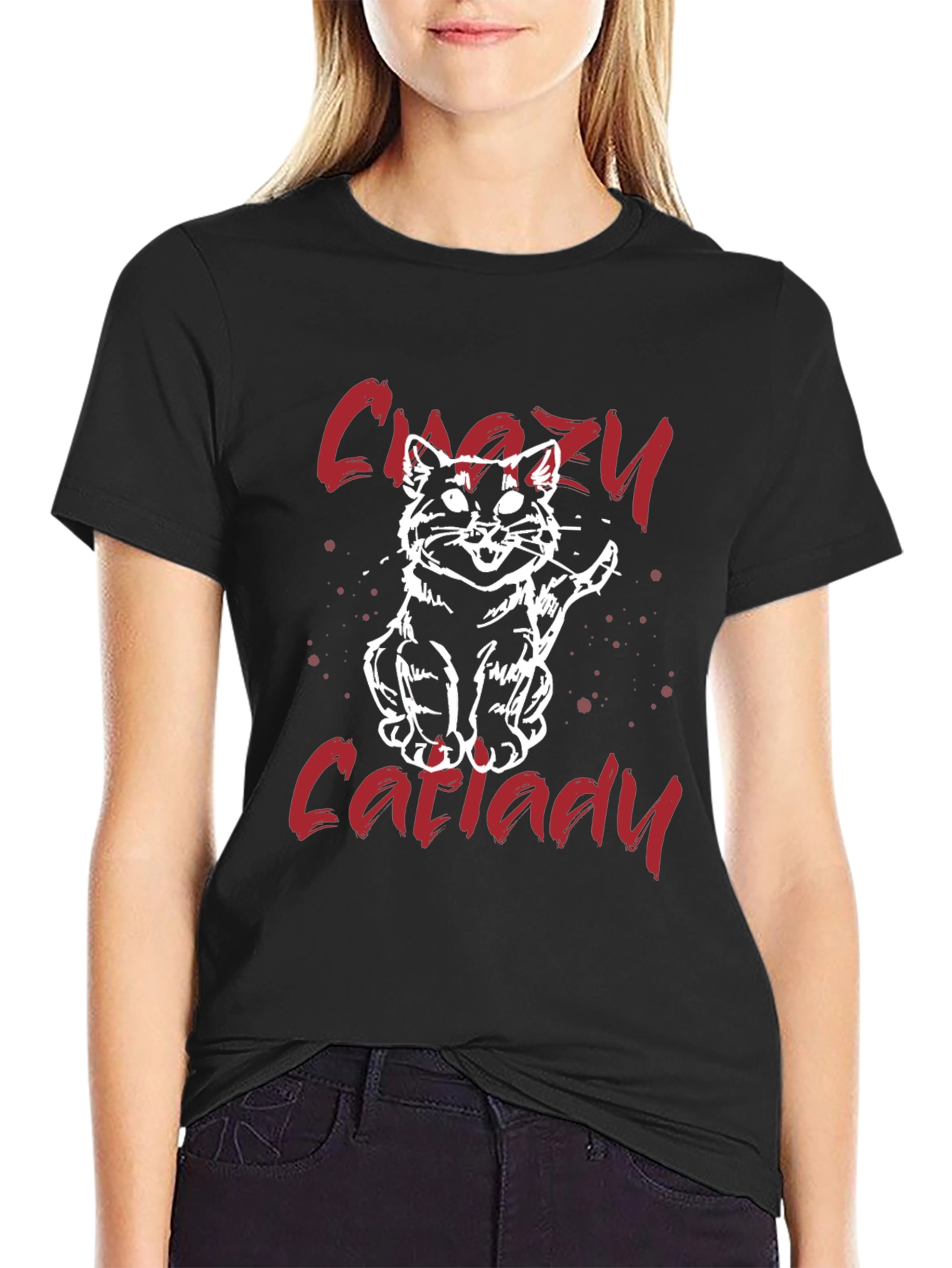 Crazy Cat Lady Graphic T-Shirt
