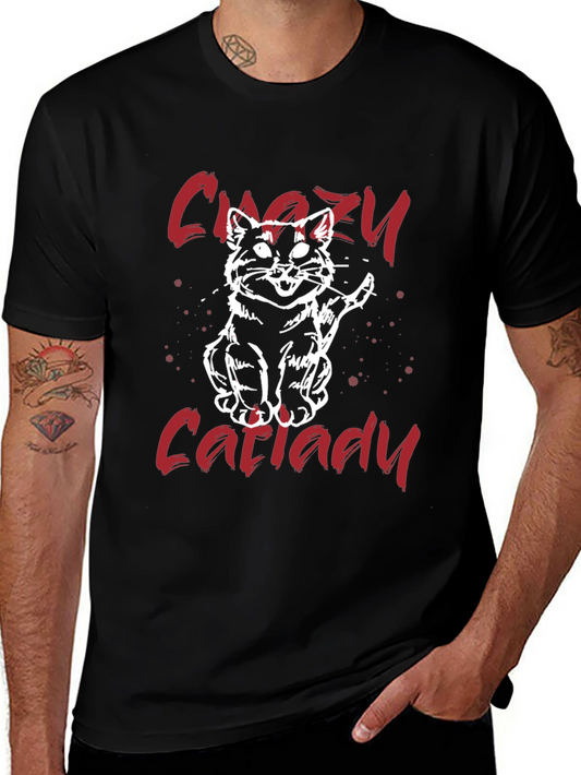 Crazy Cat Lady Graphic T-Shirt