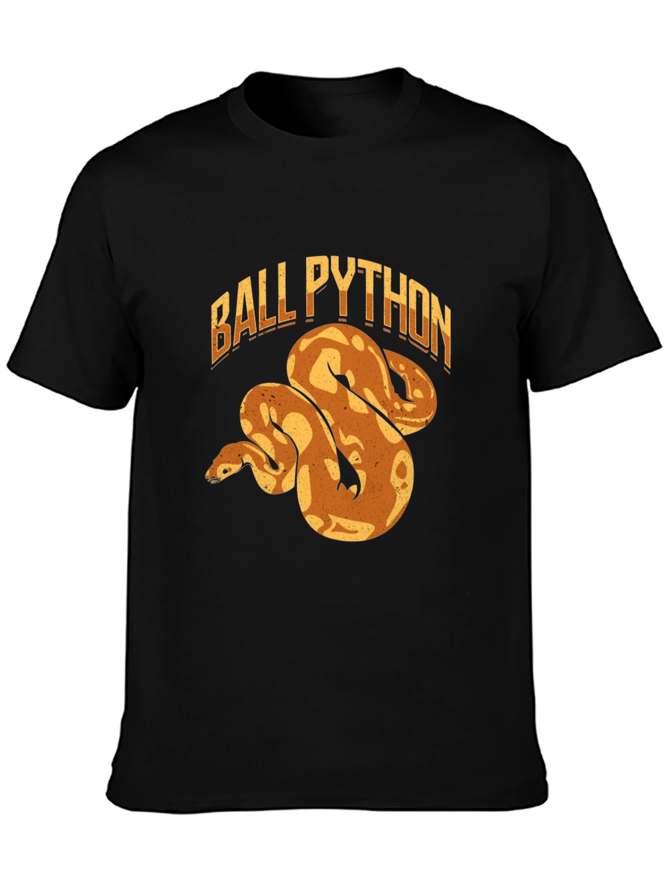 Ball Python Graphic T-Shirt Snake Lover Reptile Tee