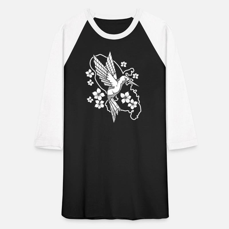 Hummingbird Flowers Line Art