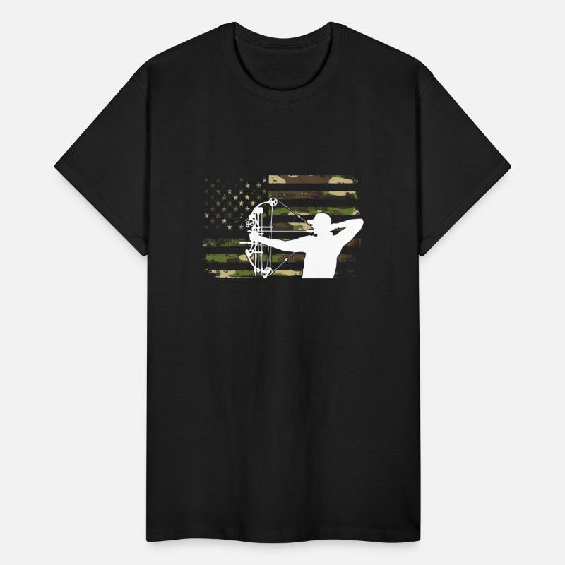 Hunting Archer American Flag