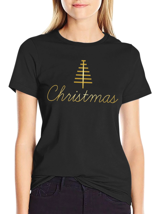 Christmas Tree Graphic Tee - Holiday Style