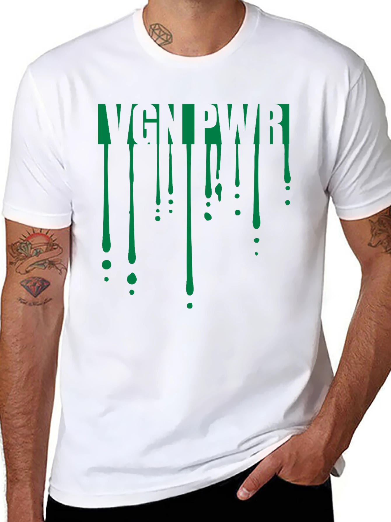 VGN PWR Black Graphic Tee