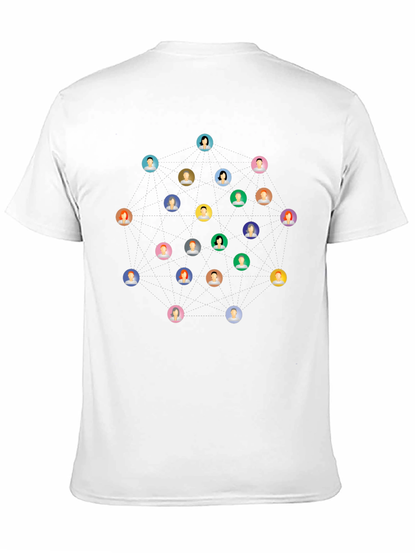 Social Circle Black T-Shirt