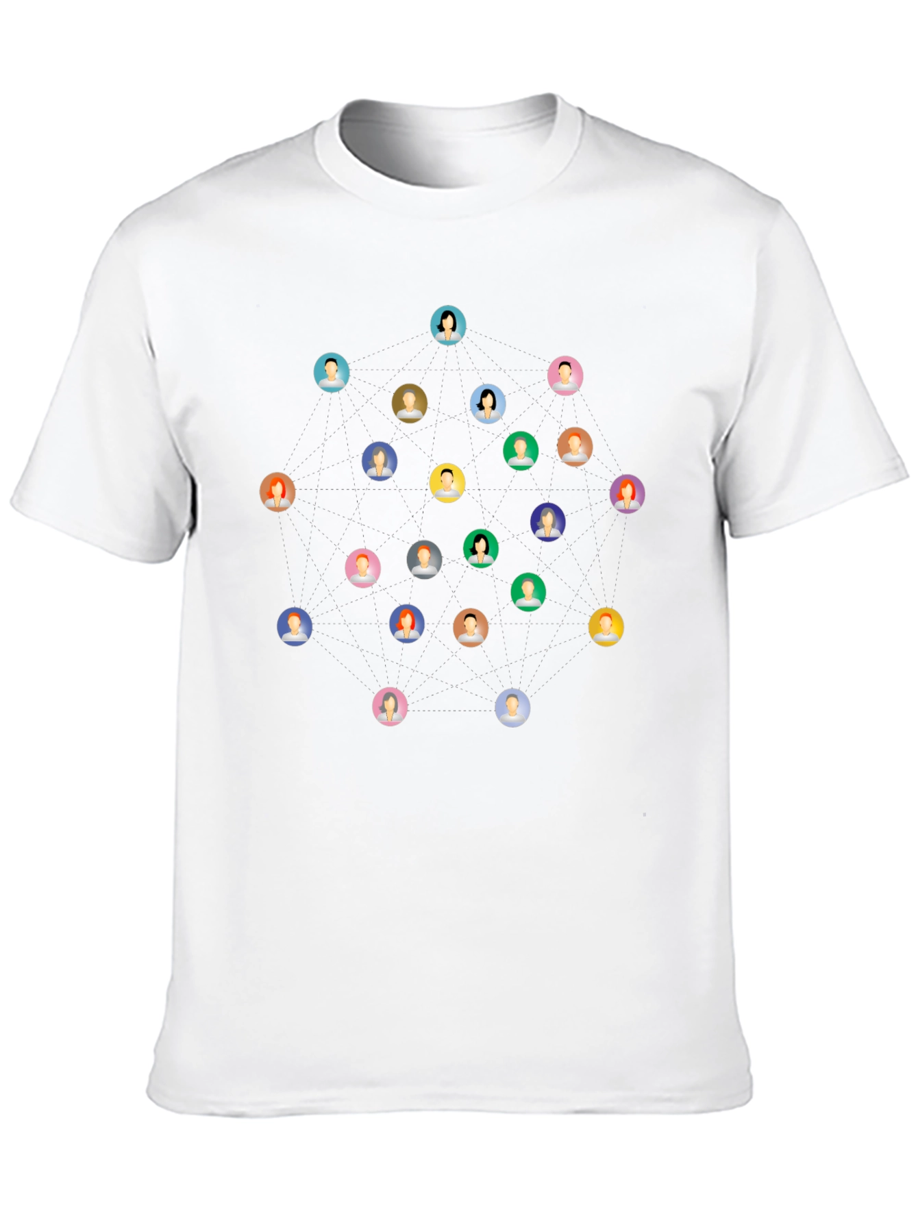 Social Circle Black T-Shirt