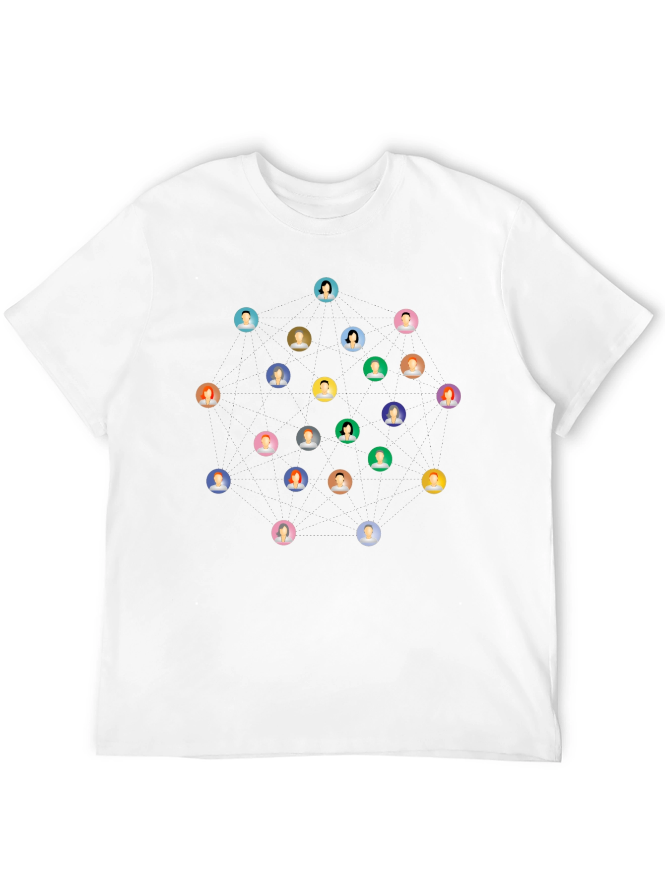 Social Circle Black T-Shirt