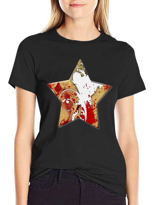 Graphic Star T-Shirt - Distressed Print