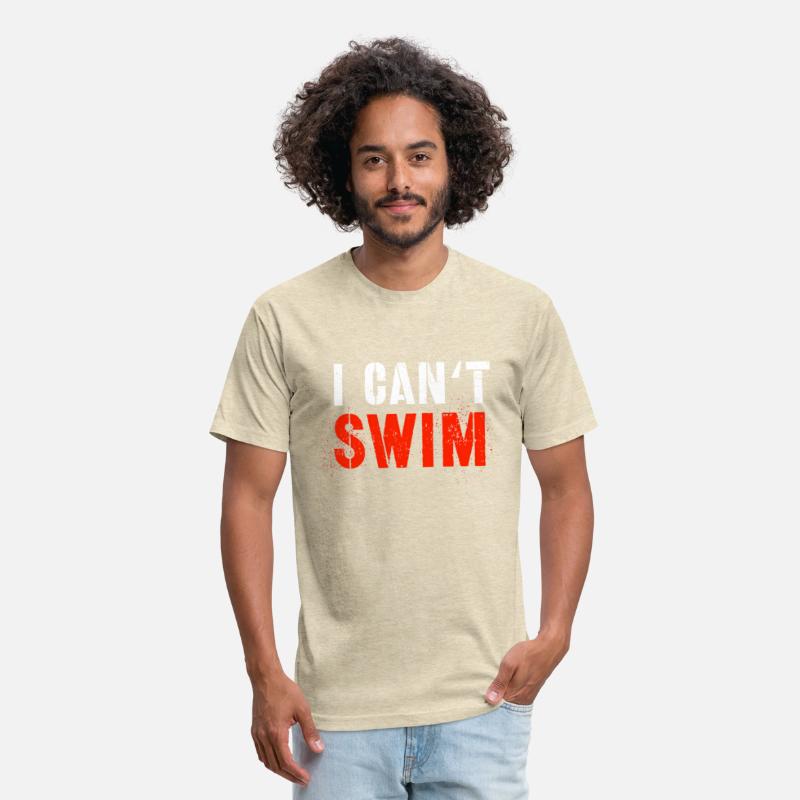 I Can't Swim - Humorous Swimmer Body Workout Exerc