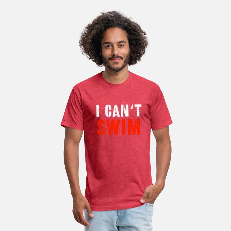 I Can't Swim - Humorous Swimmer Body Workout Exerc