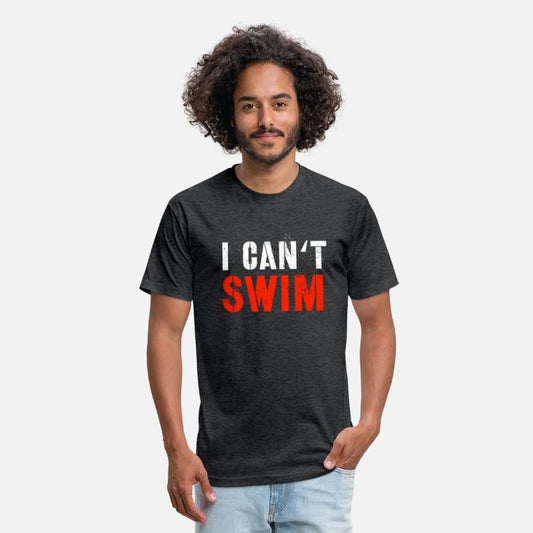 I Can't Swim - Humorous Swimmer Body Workout Exerc