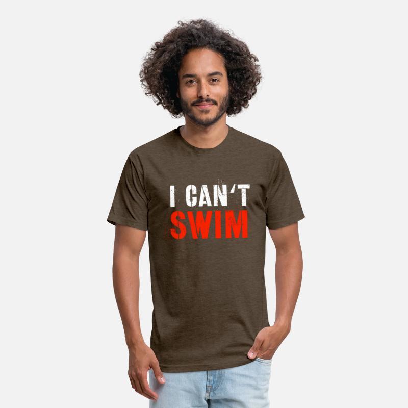 I Can't Swim - Humorous Swimmer Body Workout Exerc