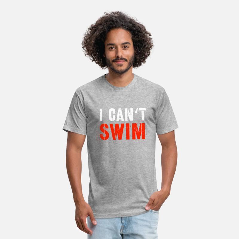 I Can't Swim - Humorous Swimmer Body Workout Exerc