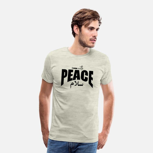 I Come with Peace - black
