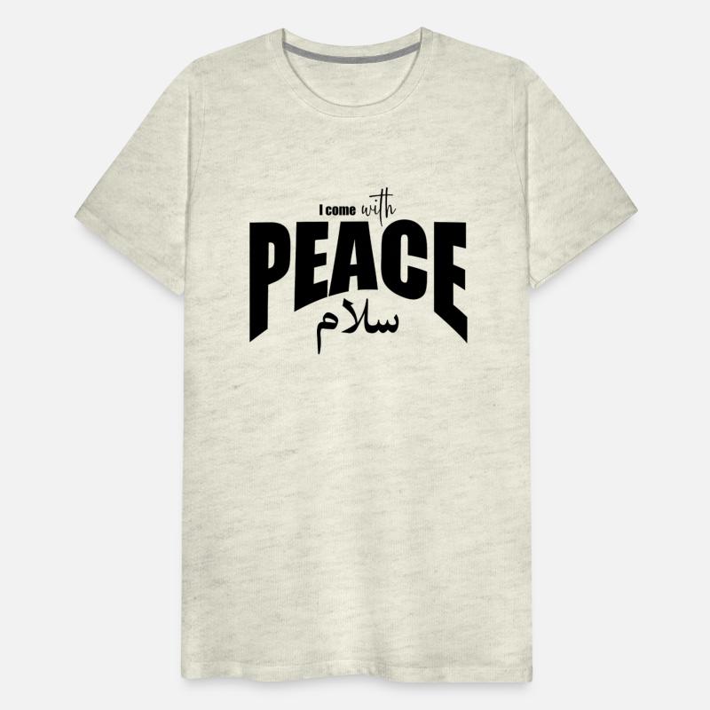 I Come with Peace - black