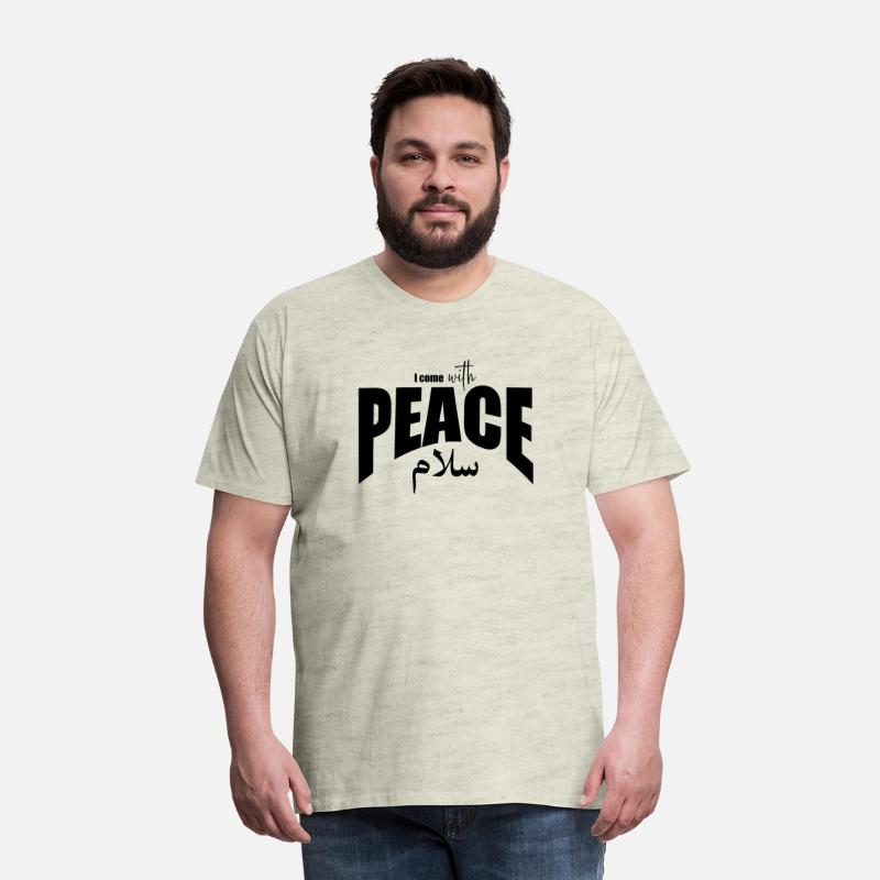 I Come with Peace - black