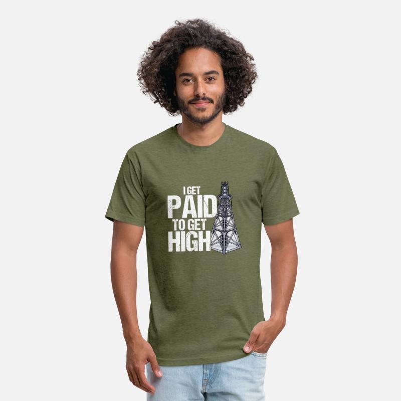 I Get Paid To Get High Linemen Tower Climber