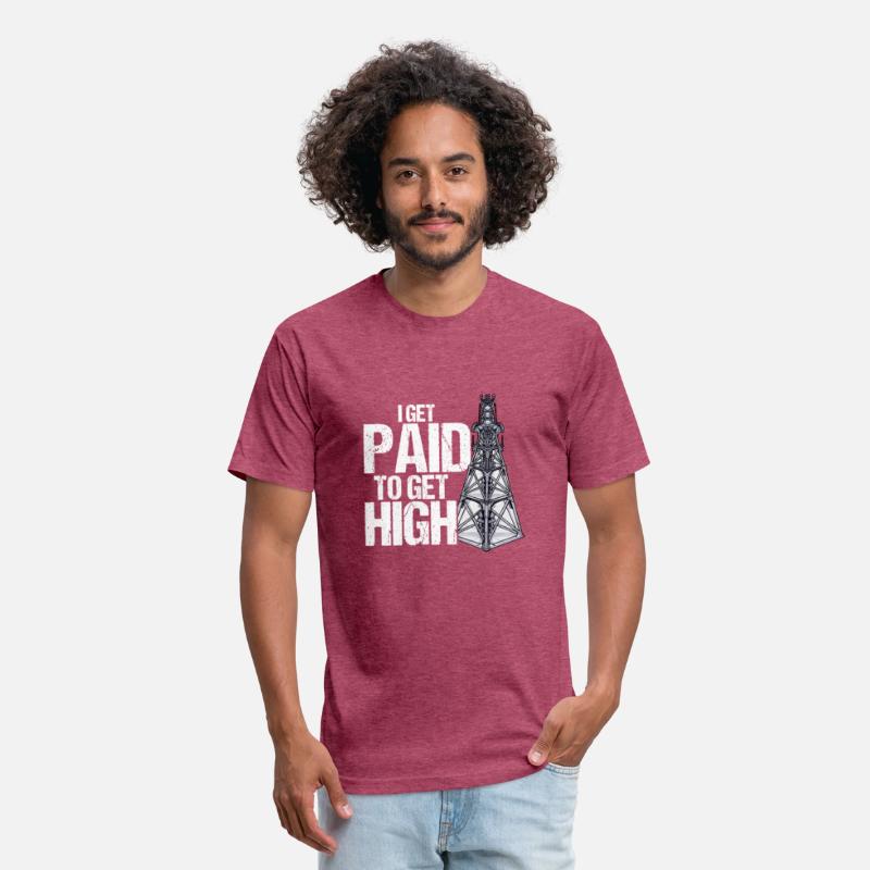 I Get Paid To Get High Linemen Tower Climber