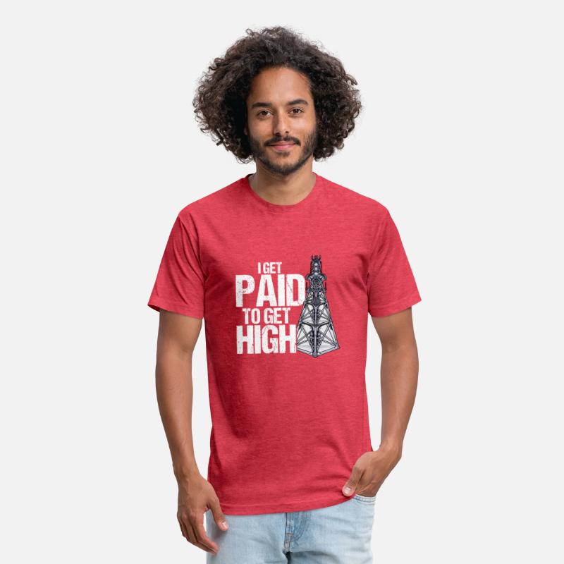 I Get Paid To Get High Linemen Tower Climber