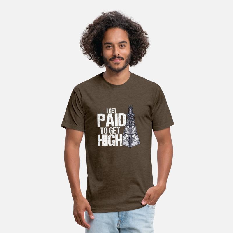 I Get Paid To Get High Linemen Tower Climber