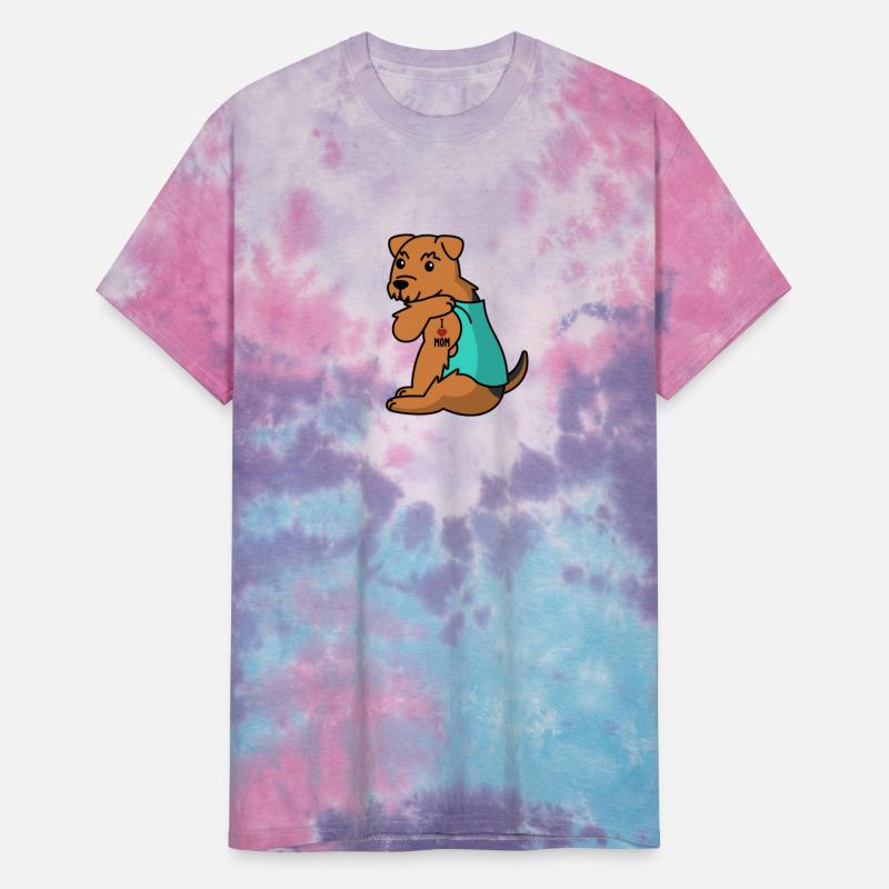 I Love Mom Tattoo Airedale Terrier
