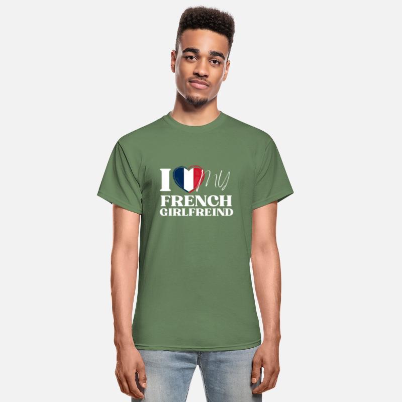 I Love My French Girlfriend Multi Nationality Shir
