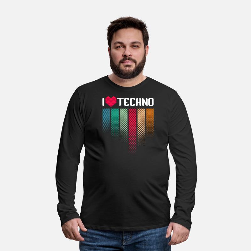 I Love Techno Music Raver