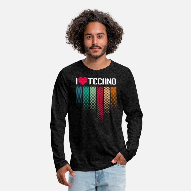 I Love Techno Music Raver