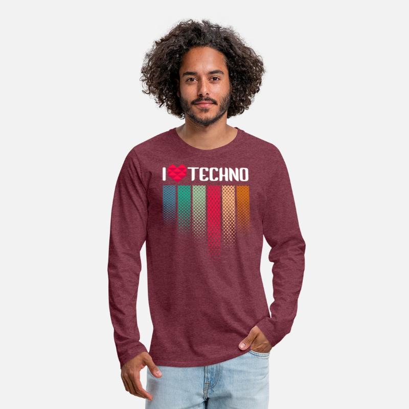 I Love Techno Music Raver