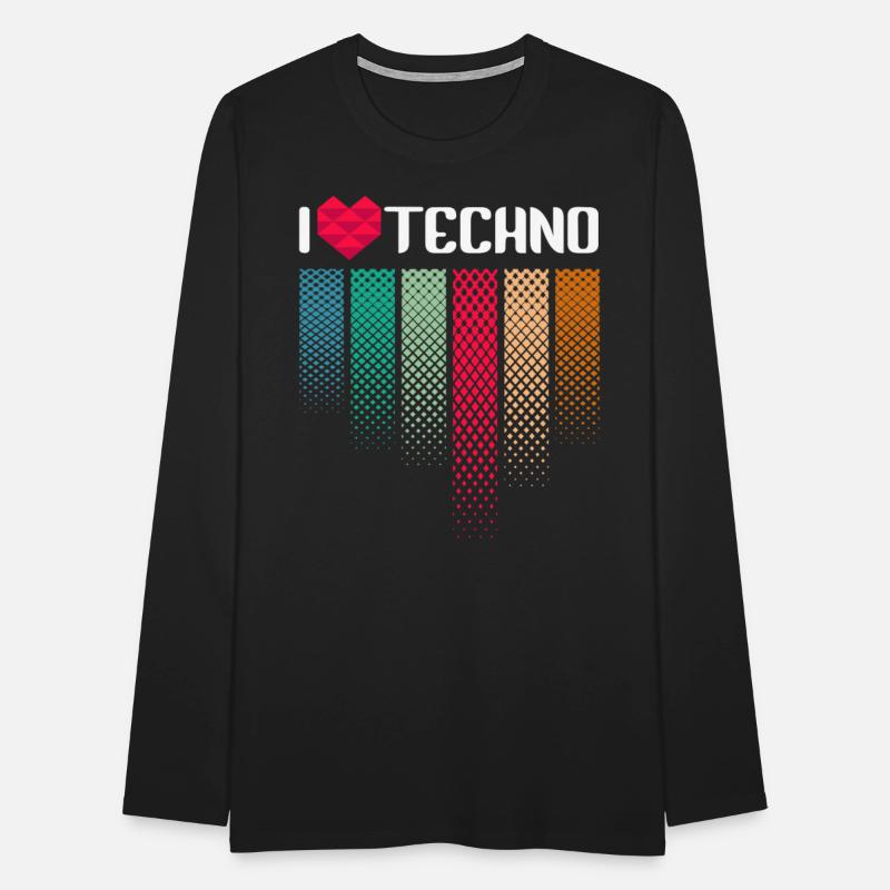 I Love Techno Music Raver