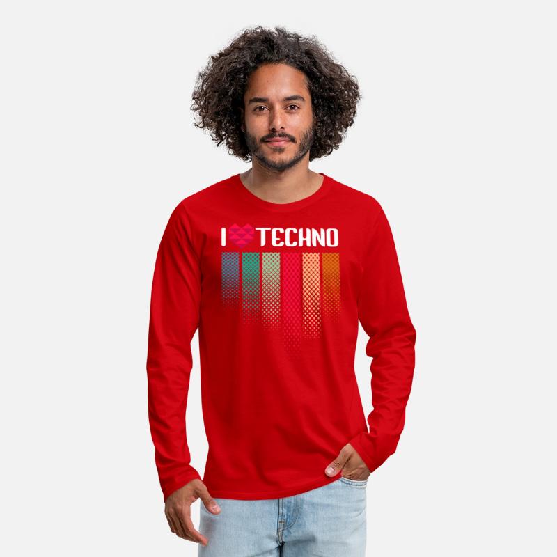 I Love Techno Music Raver