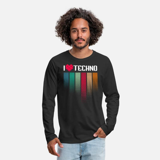 I Love Techno Music Raver