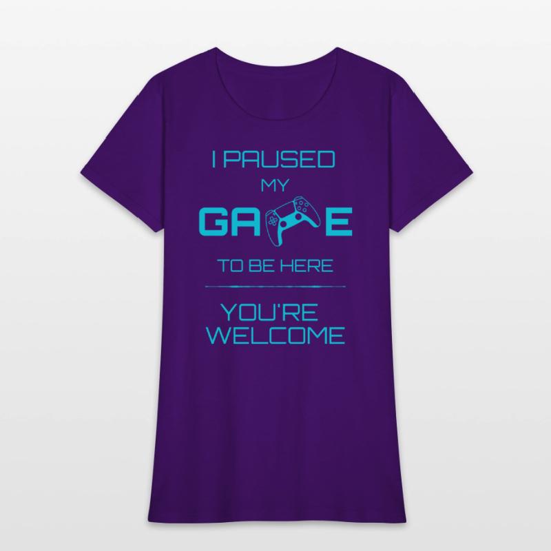 I paused my game - Blue