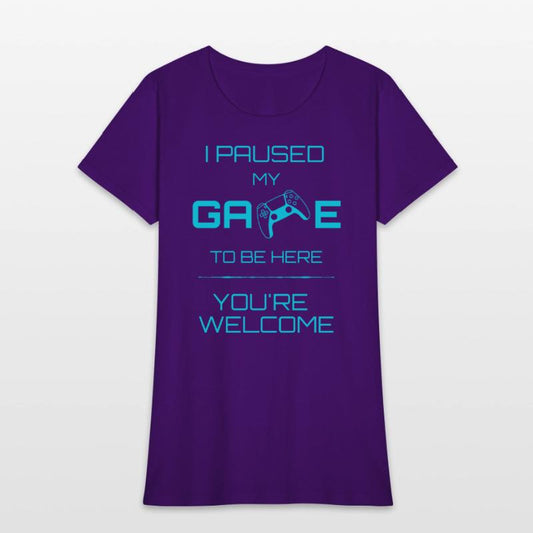 I paused my game - Blue