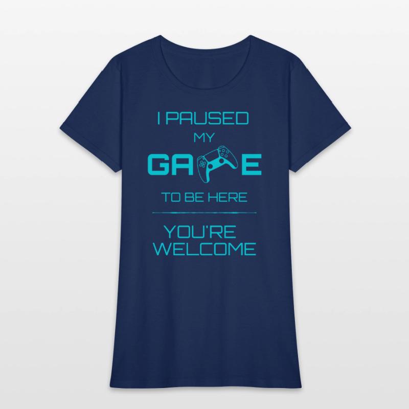 I paused my game - Blue