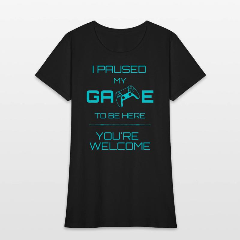 I paused my game - Blue