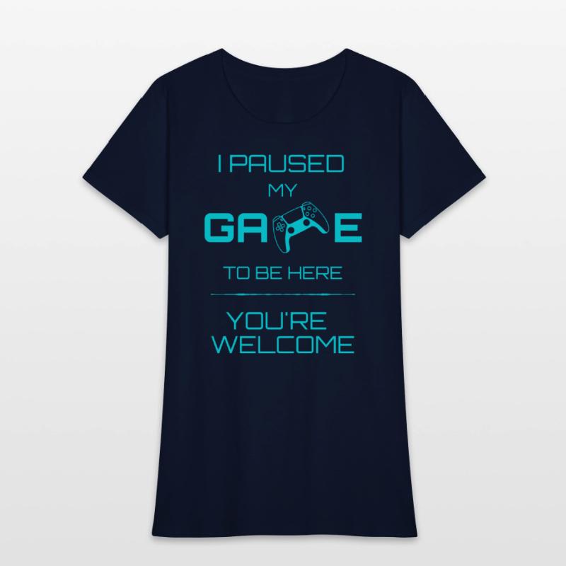 I paused my game - Blue