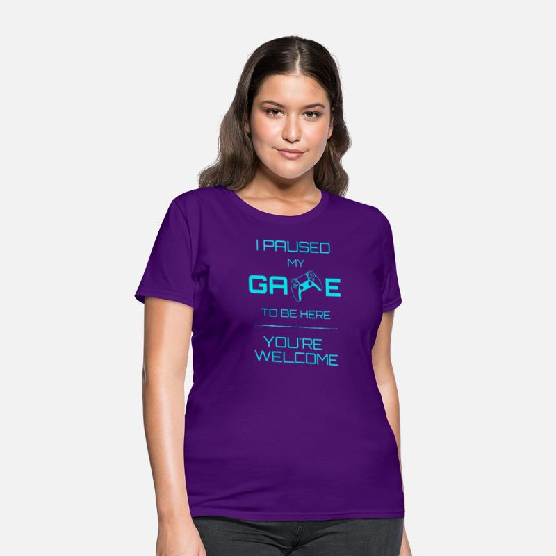 I paused my game - Blue