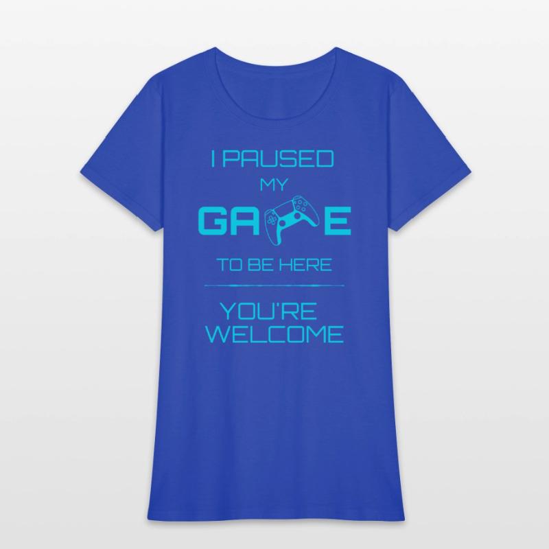 I paused my game - Blue