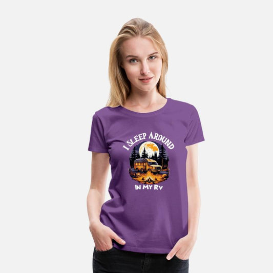 I Sleep Around in My RV – Funny Camping Shirt