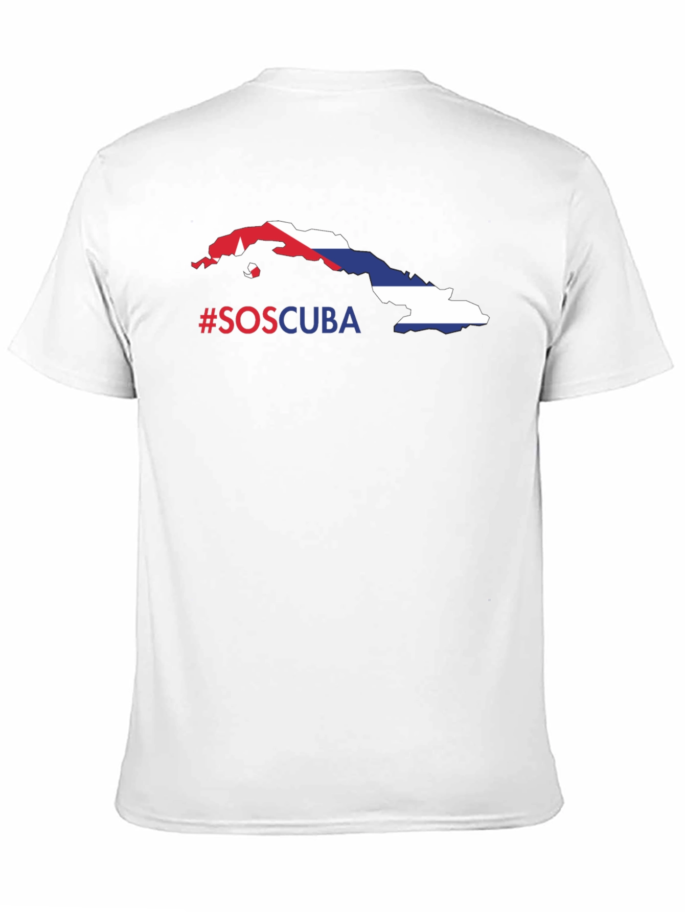 SOS Cuba Flag T-Shirt - Protest & Support