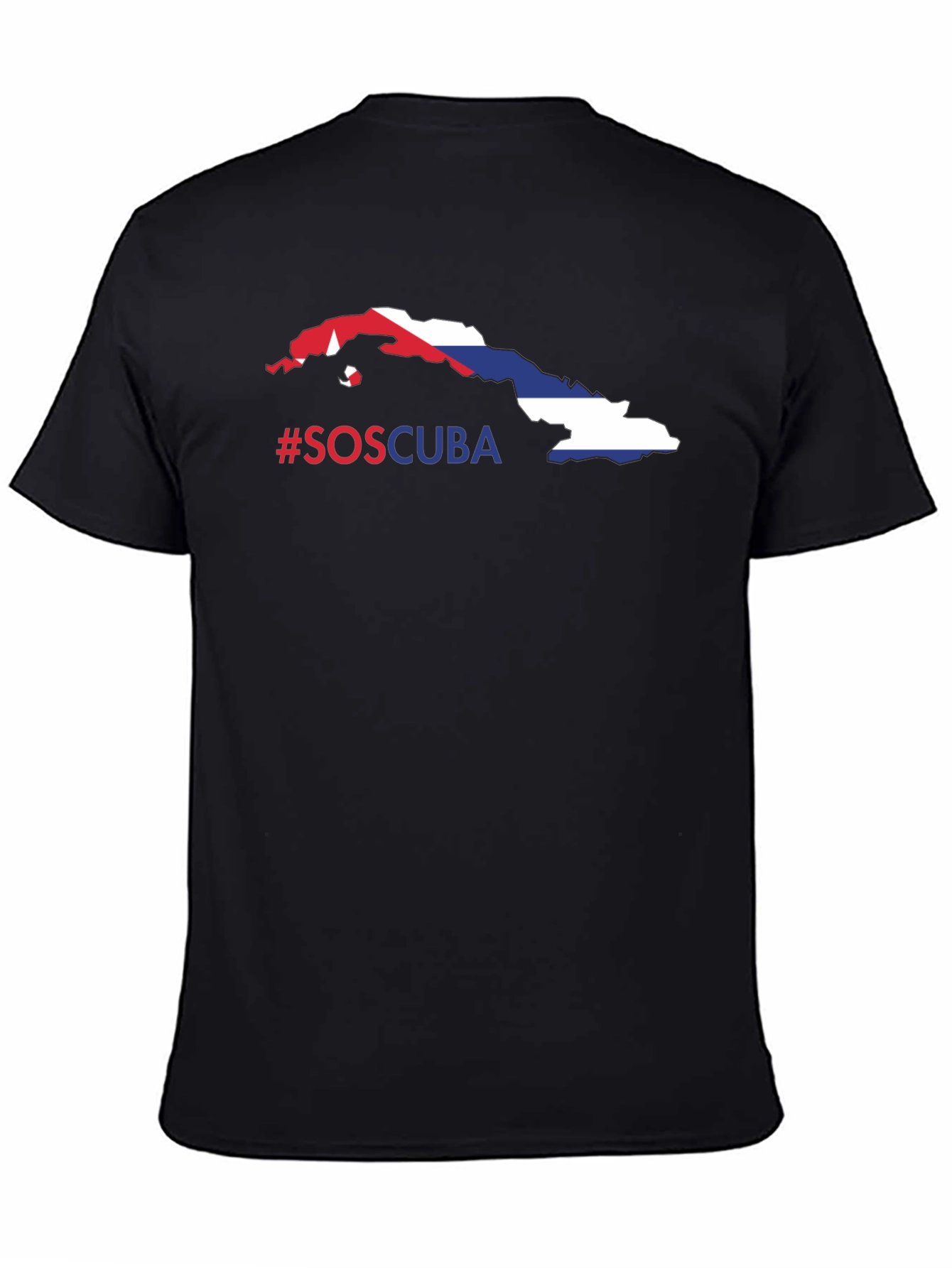 SOS Cuba Flag T-Shirt - Protest & Support