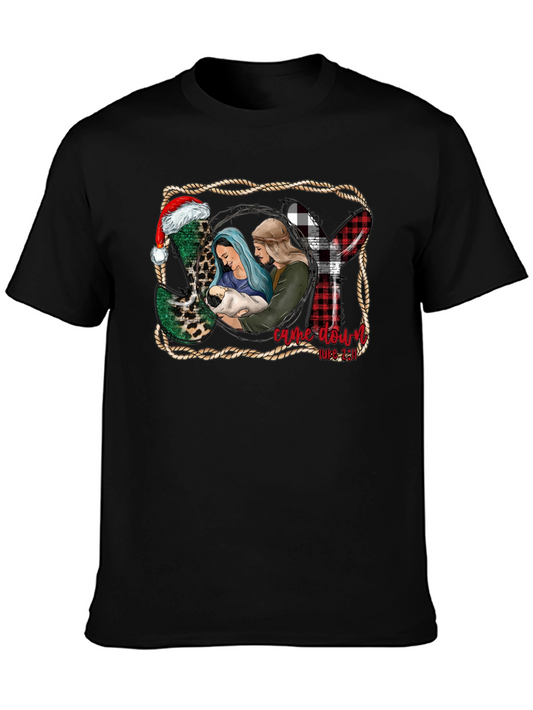 Christmas Nativity T-Shirt: He Came Down Luke 2:11