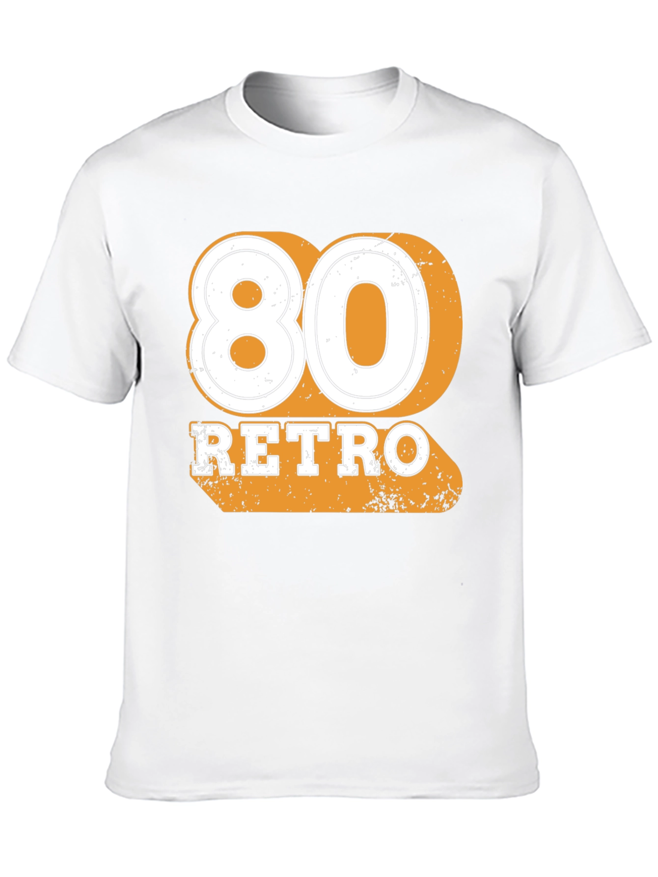 80 Retro Black T-Shirt